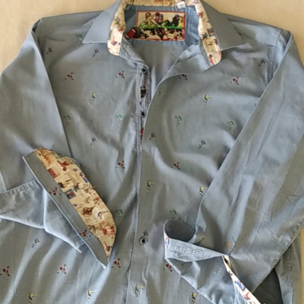 Robert Graham men's Size large dress shirt